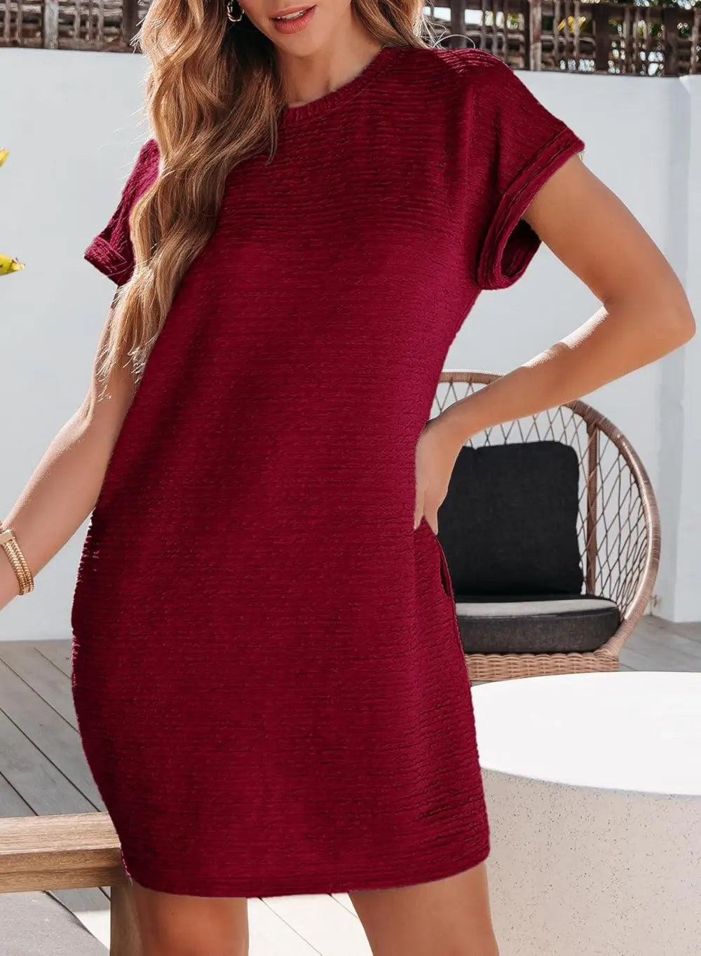 EVALESS Womens Summer Dresses Fashion 2025 Short Sleeve Spring Mini Dress Casual Beach Vacation Clothes Dresses