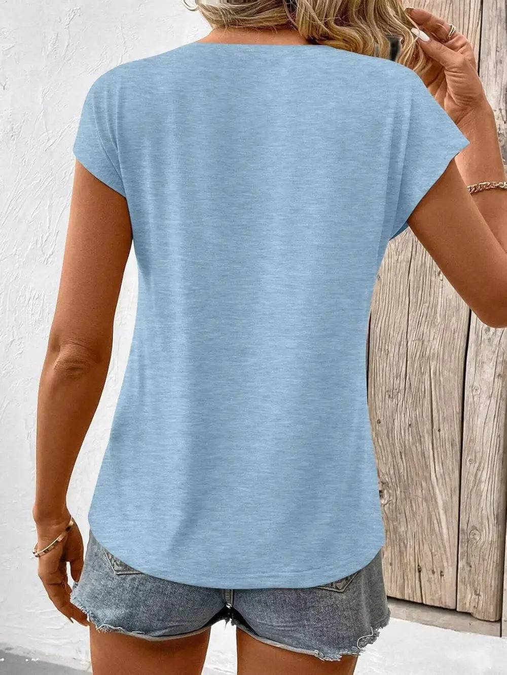 Bliwov 3 Pack Womens Cap Sleeve Tops V Neck T Shirts Spring Summer Casual Plus Size Beach Vacation Fashion Basics Tee Clothes