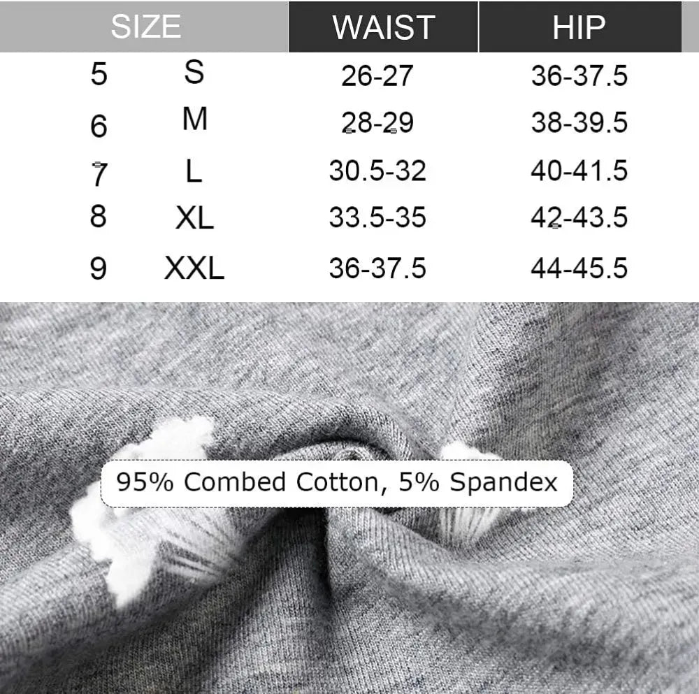 Womens Underwear,Cotton Mid Waist No Muffin Top Full Coverage Brief Ladies Panties Lingerie Undergarments for Women Multipack