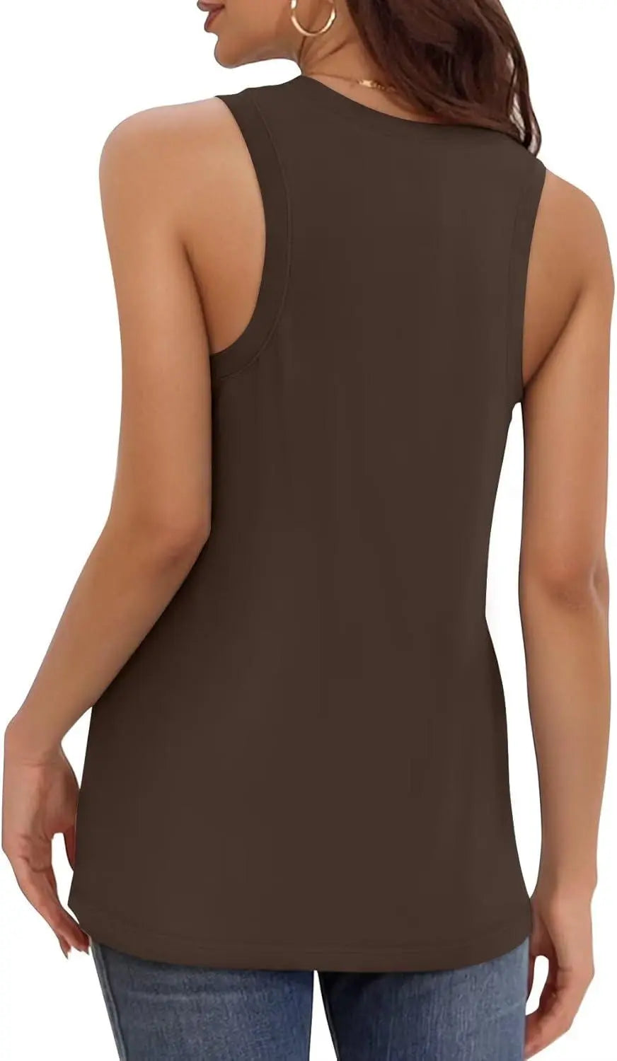 KKJ 3 Pack Womens Tank Tops Summer Beach Vacation Outfits V Neck Loose Sleeveless Blouses Casual Shirt Spring Fashion Clothes
