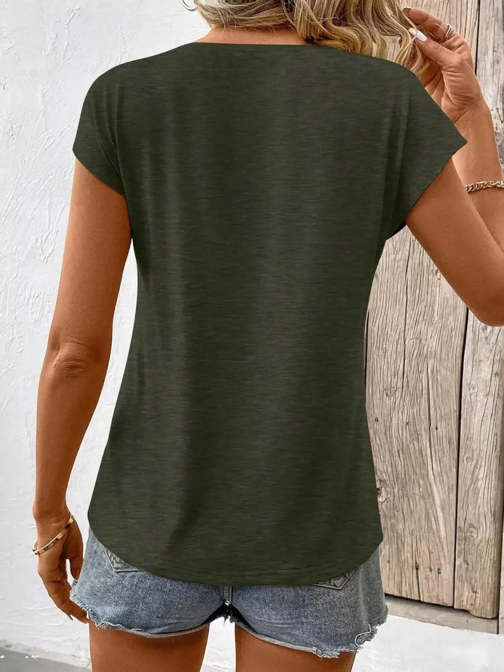 Bliwov 3 Pack Womens Cap Sleeve Tops V Neck T Shirts Spring Summer Casual Plus Size Beach Vacation Fashion Basics Tee Clothes