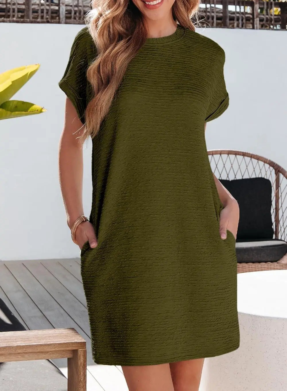 EVALESS Womens Summer Dresses Fashion 2025 Short Sleeve Spring Mini Dress Casual Beach Vacation Clothes Dresses