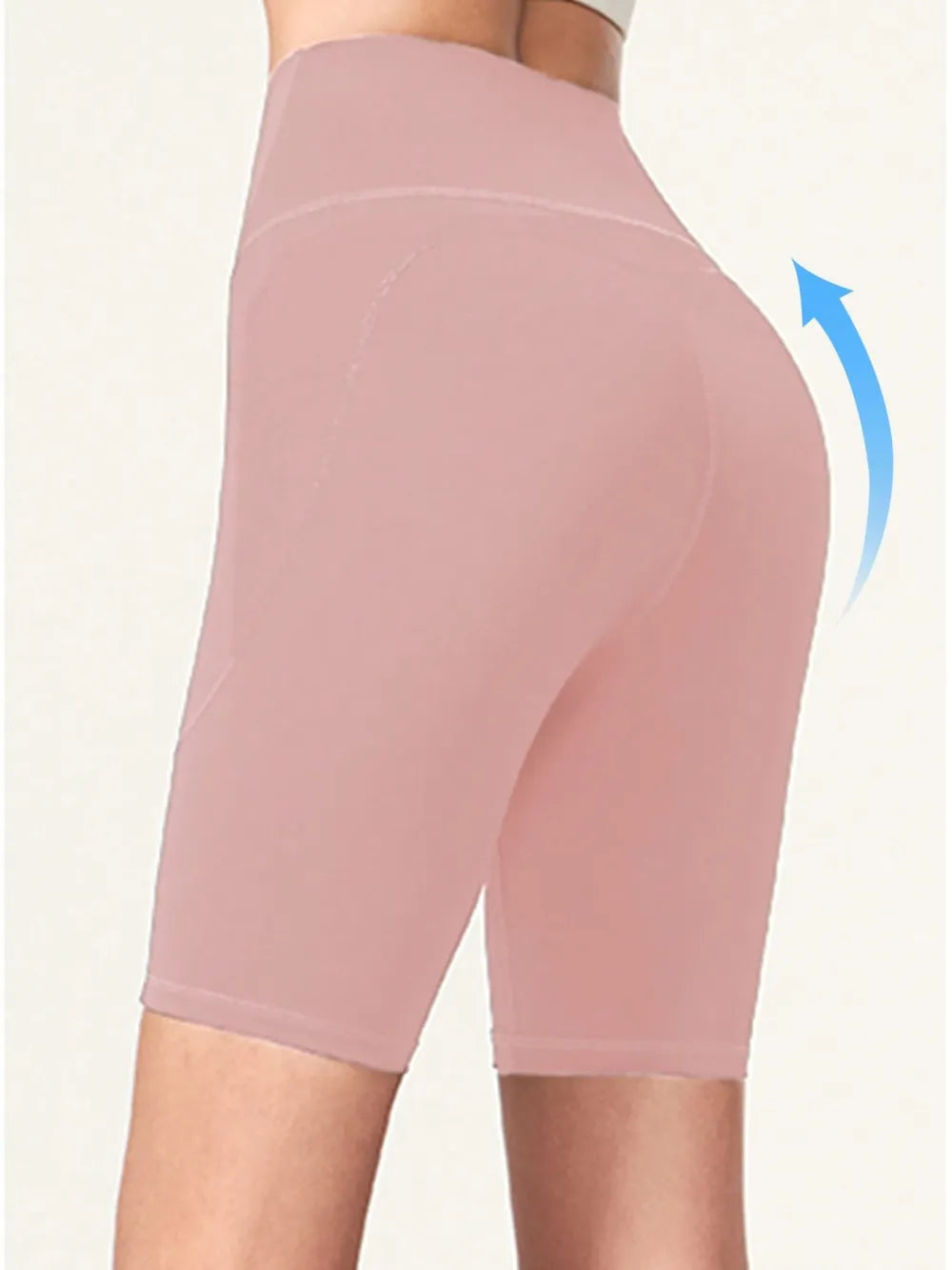5 Pack Women's Biker Shorts With Pockets, 11