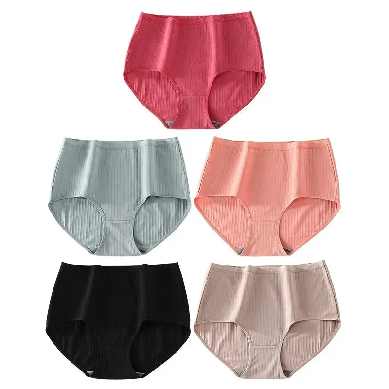 2023 Plus Size High Waist Leak Proof Cotton Panties