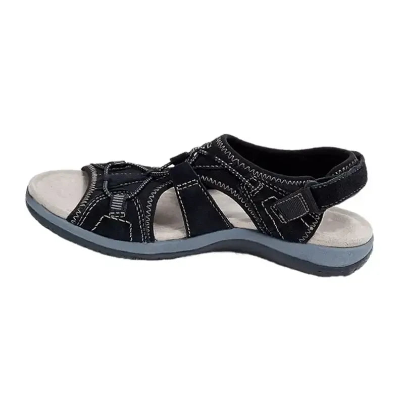 Ladies Sandals New Fashion Pure Color Casual  Sandals
