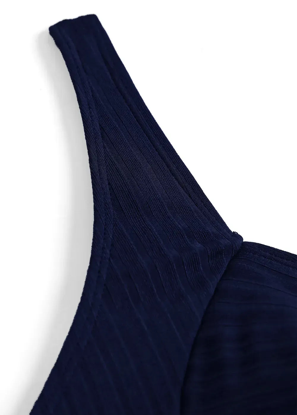 Surplice Tropical Plants Print Navy Tankini Set