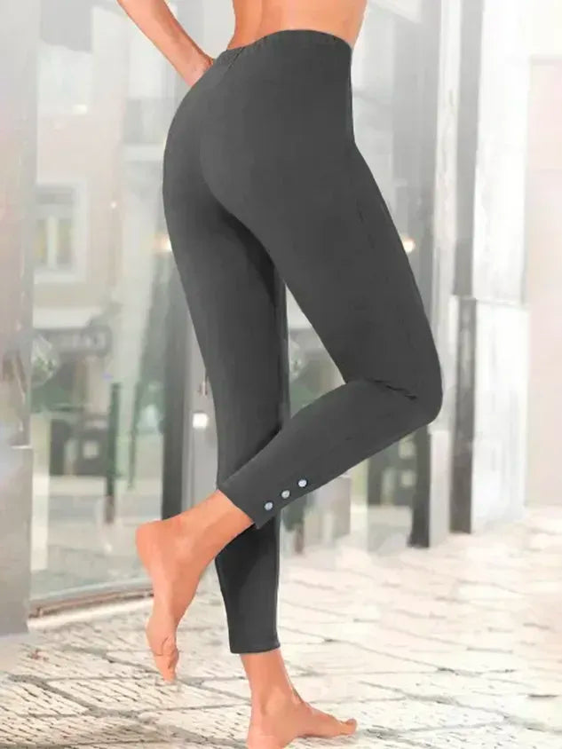 Plain Casual Leggings