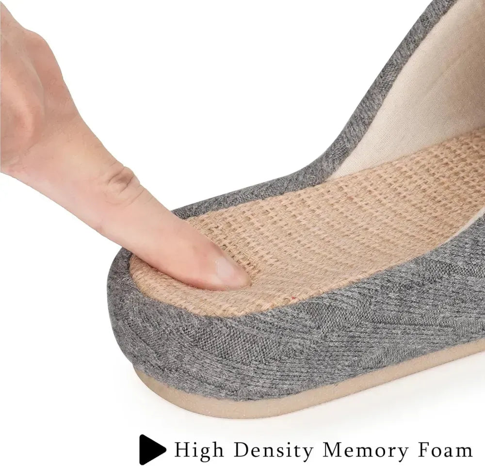 Slippers for Women Memory Foam Open Toe House Slippers Cute Comfy Bedroom Slides Slip on Slippers for Summer Indoor