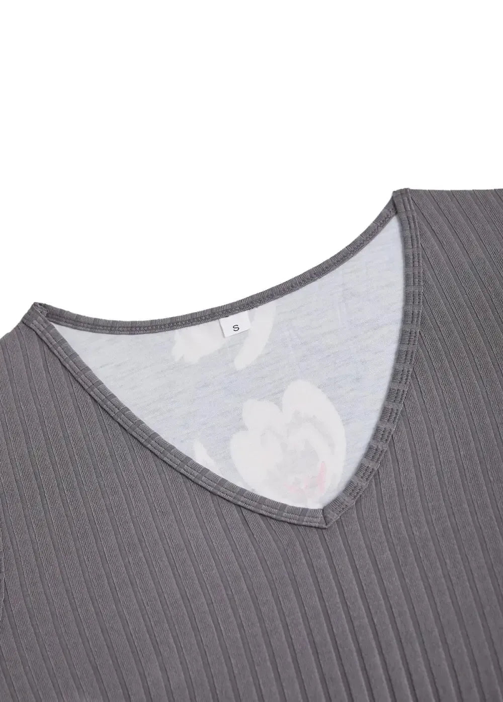 Dark Grey Patchwork Floral Print A Line Sleeveless Dress