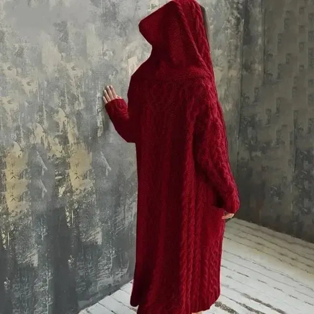Casual Loose Stripped Hooded Coat��?Clearance Sale��