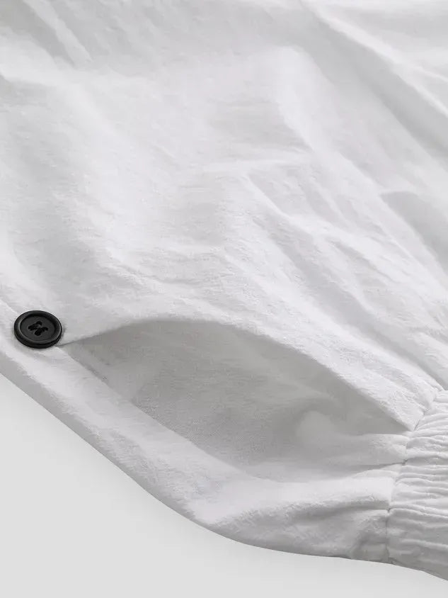 Vacation Casual Loosen Cotton Linen Solid Pants(⚡Clearance Sale)
