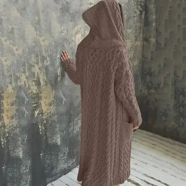 Casual Loose Stripped Hooded Coat��?Clearance Sale��