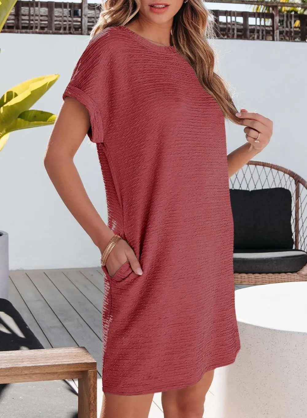 EVALESS Womens Summer Dresses Fashion 2025 Short Sleeve Spring Mini Dress Casual Beach Vacation Clothes Dresses