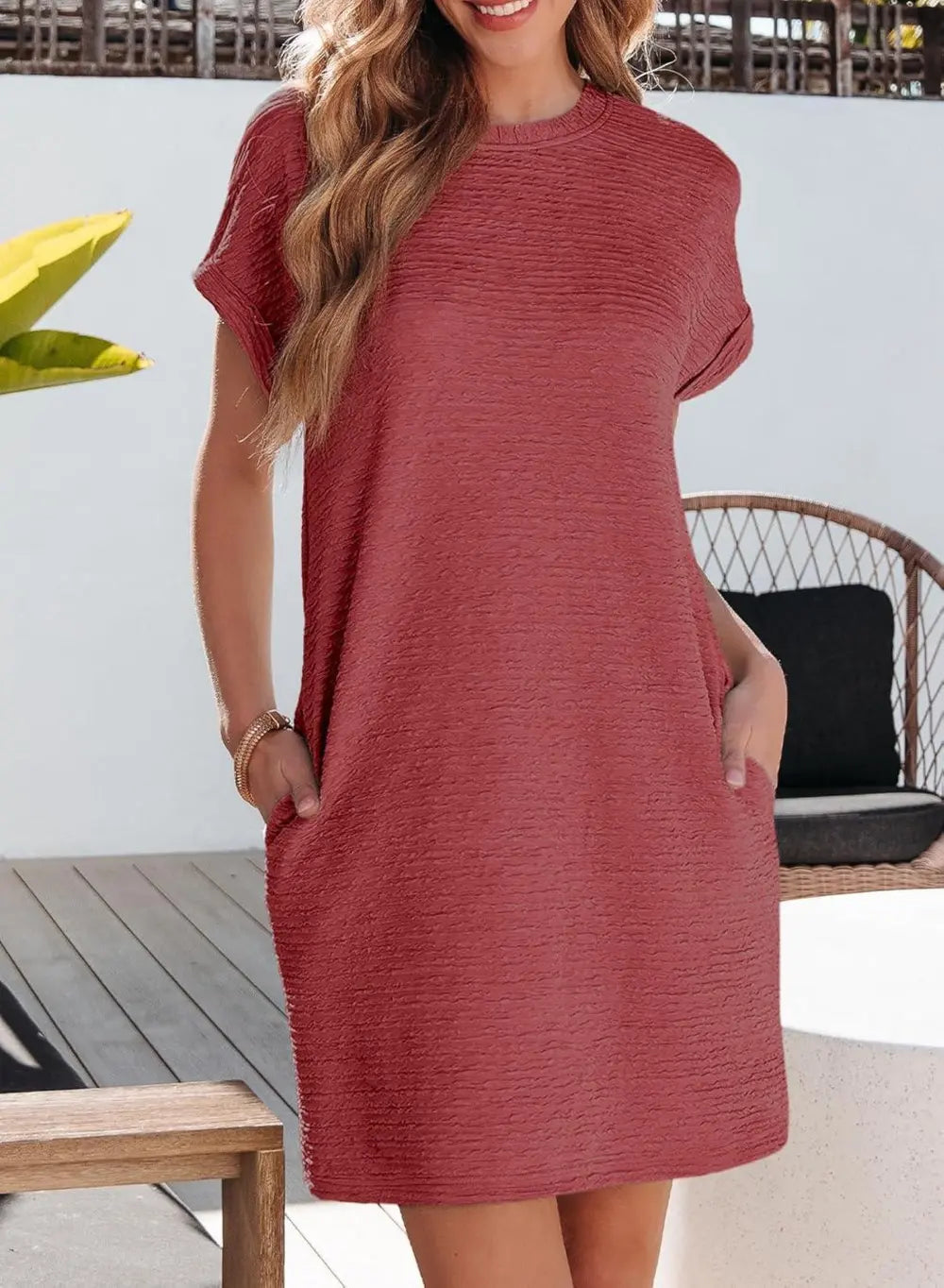 EVALESS Womens Summer Dresses Fashion 2025 Short Sleeve Spring Mini Dress Casual Beach Vacation Clothes Dresses