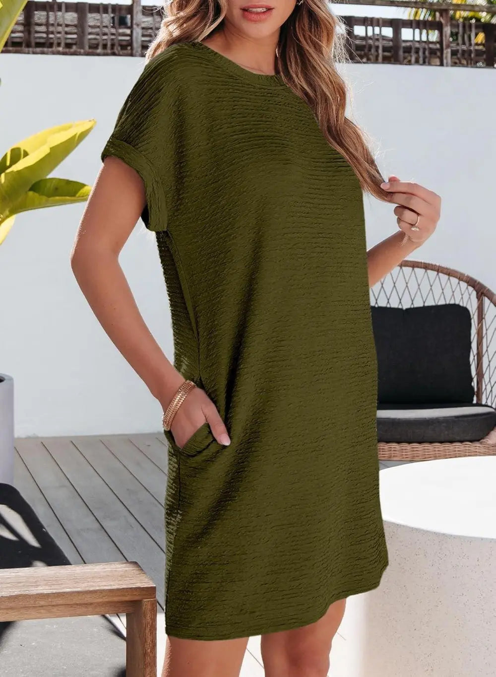 EVALESS Womens Summer Dresses Fashion 2025 Short Sleeve Spring Mini Dress Casual Beach Vacation Clothes Dresses