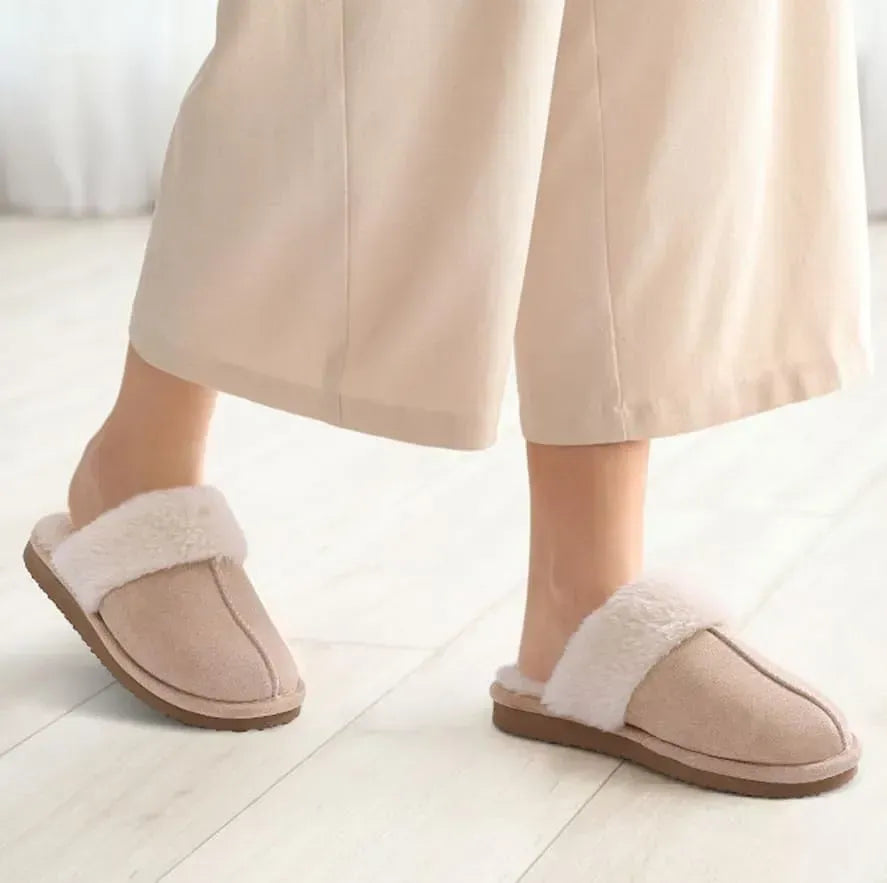 Litfun Women's Fuzzy Memory Foam Slippers Fluffy Winter House Shoes Indoor and Outdoor