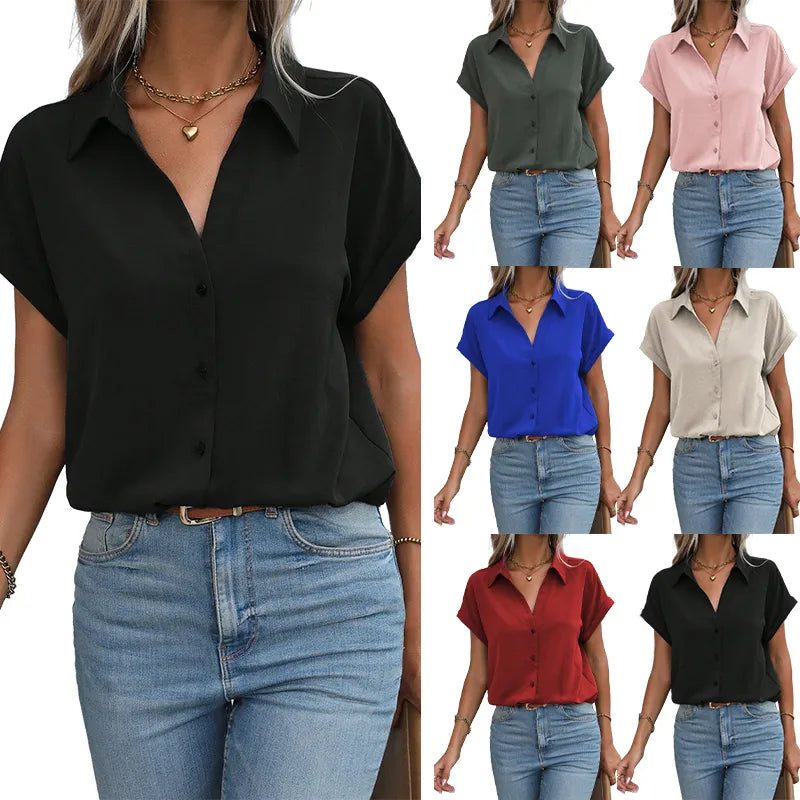 6pcs Women Casual Sleeveless V-Neck Tanks - Loose Fit Solid Color Tops (Black/Grey/Pink), Machine Washable, Versatile For All Seasons, Daily Wear, Pleated Design, Comfortable