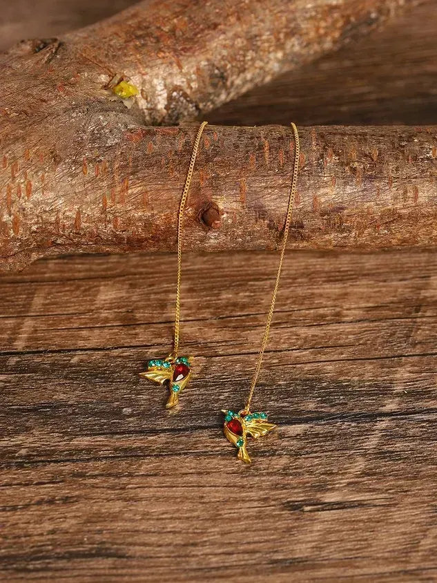 Bejeweled Bird Earrings(⚡Clearance Sale)
