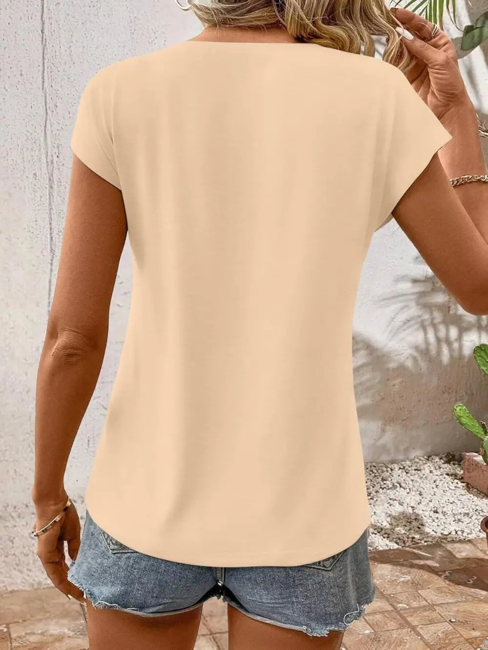 Bliwov 3 Pack Womens Cap Sleeve Tops V Neck T Shirts Spring Summer Casual Plus Size Beach Vacation Fashion Basics Tee Clothes