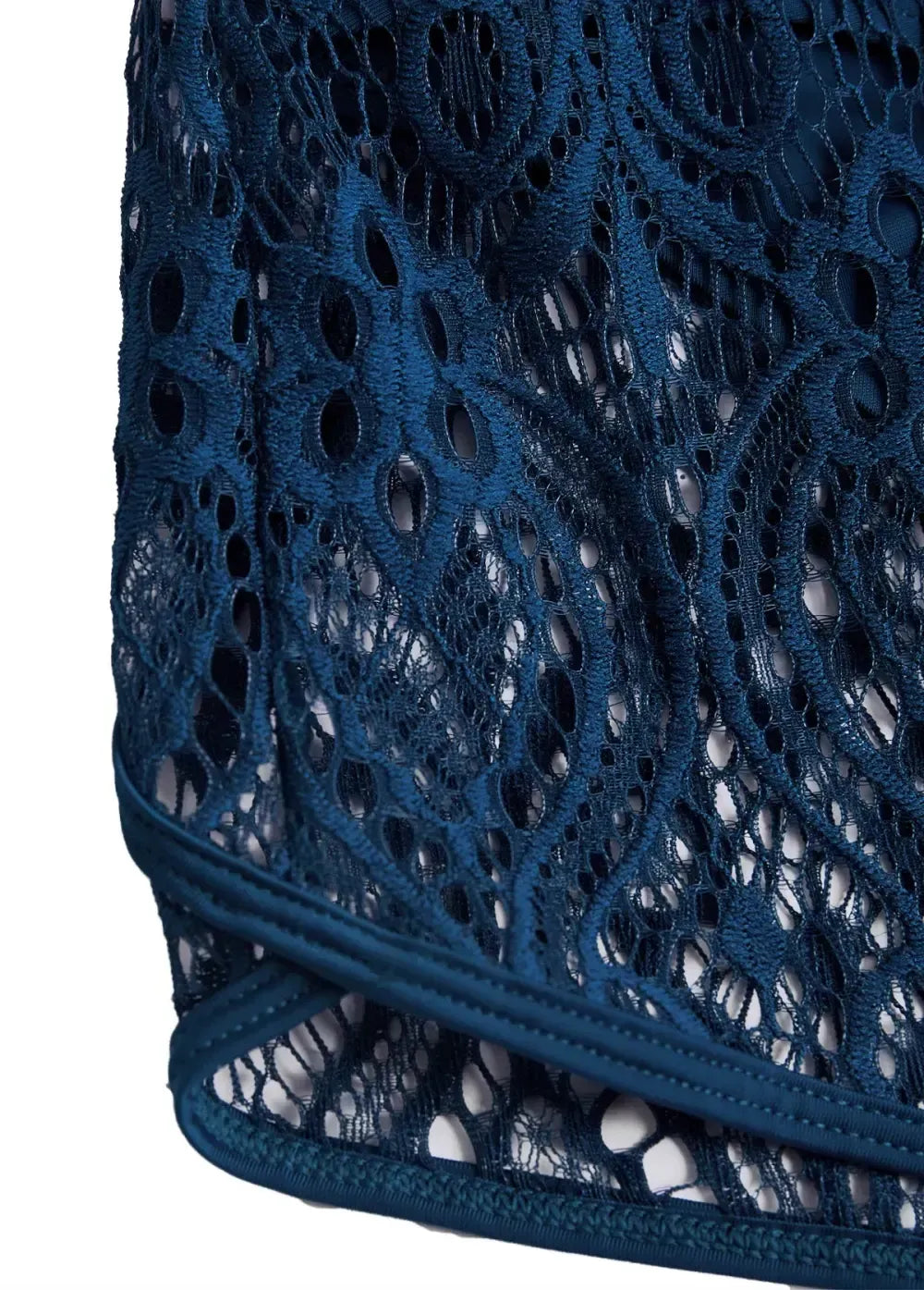 Surplice Peacock Blue Lace Bikini Set